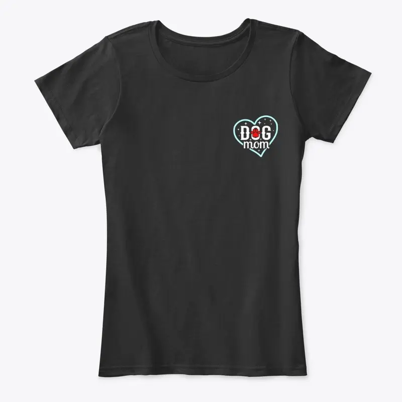 Side Pocket Dog Mom T-Shirt