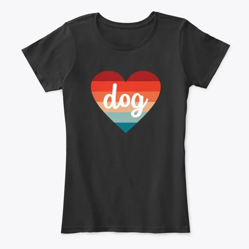 Retro Sun Dog Love T-Shirt