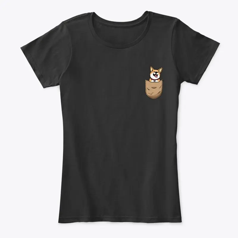 Corgi Pocket T-Shirt