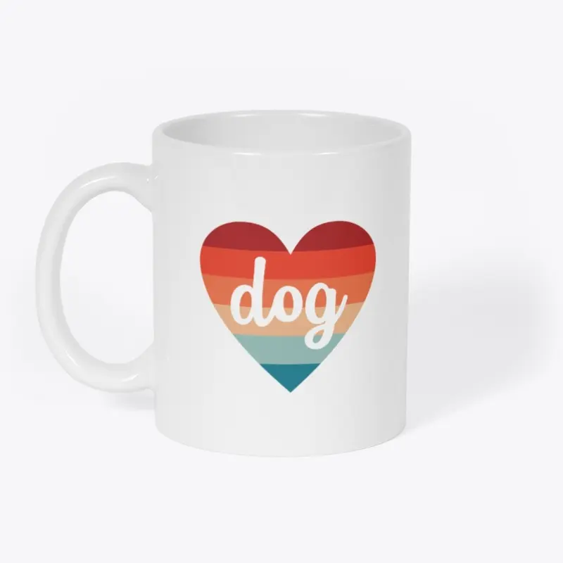 Retro Sun Dog Mug